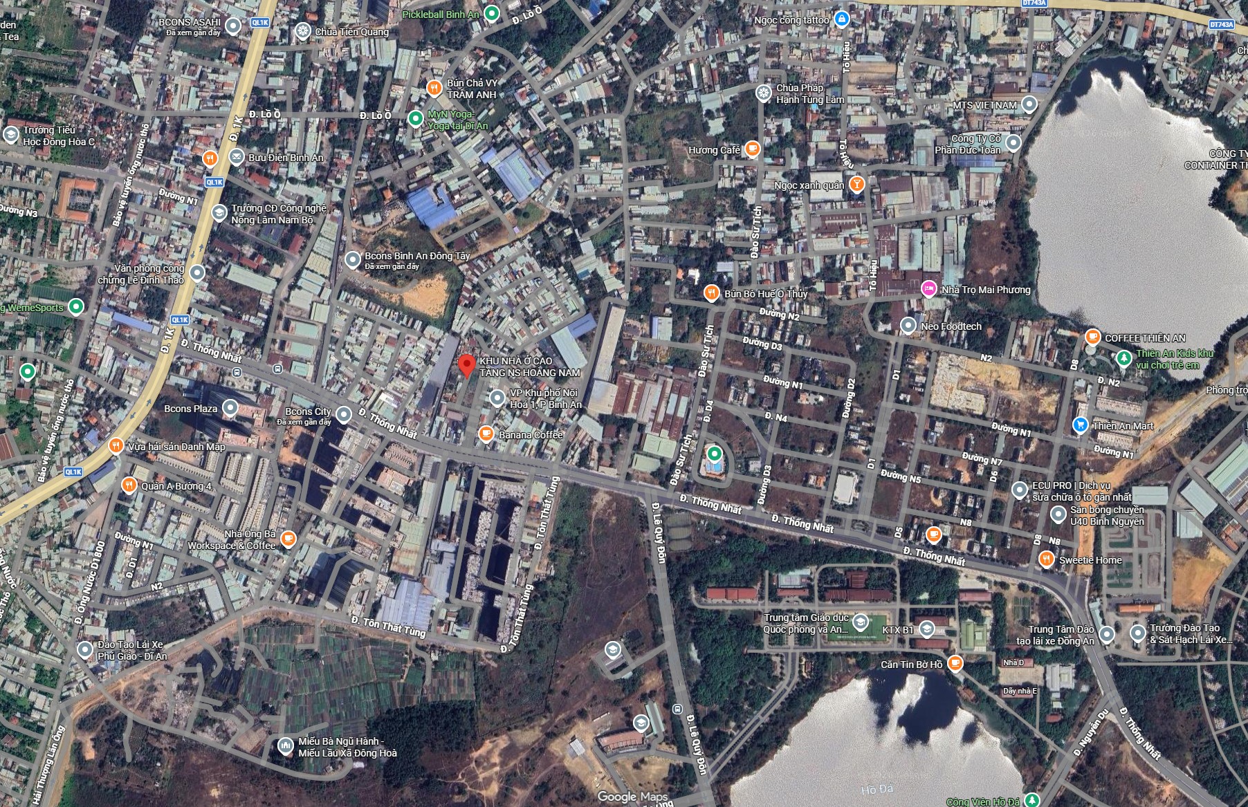 Vị trí Bcons Ngôi Sao Hoàng Nam - Bcons Aria