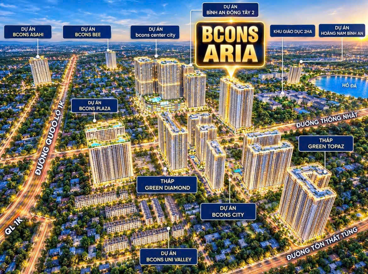 Các dự án Bcons làng đại học
