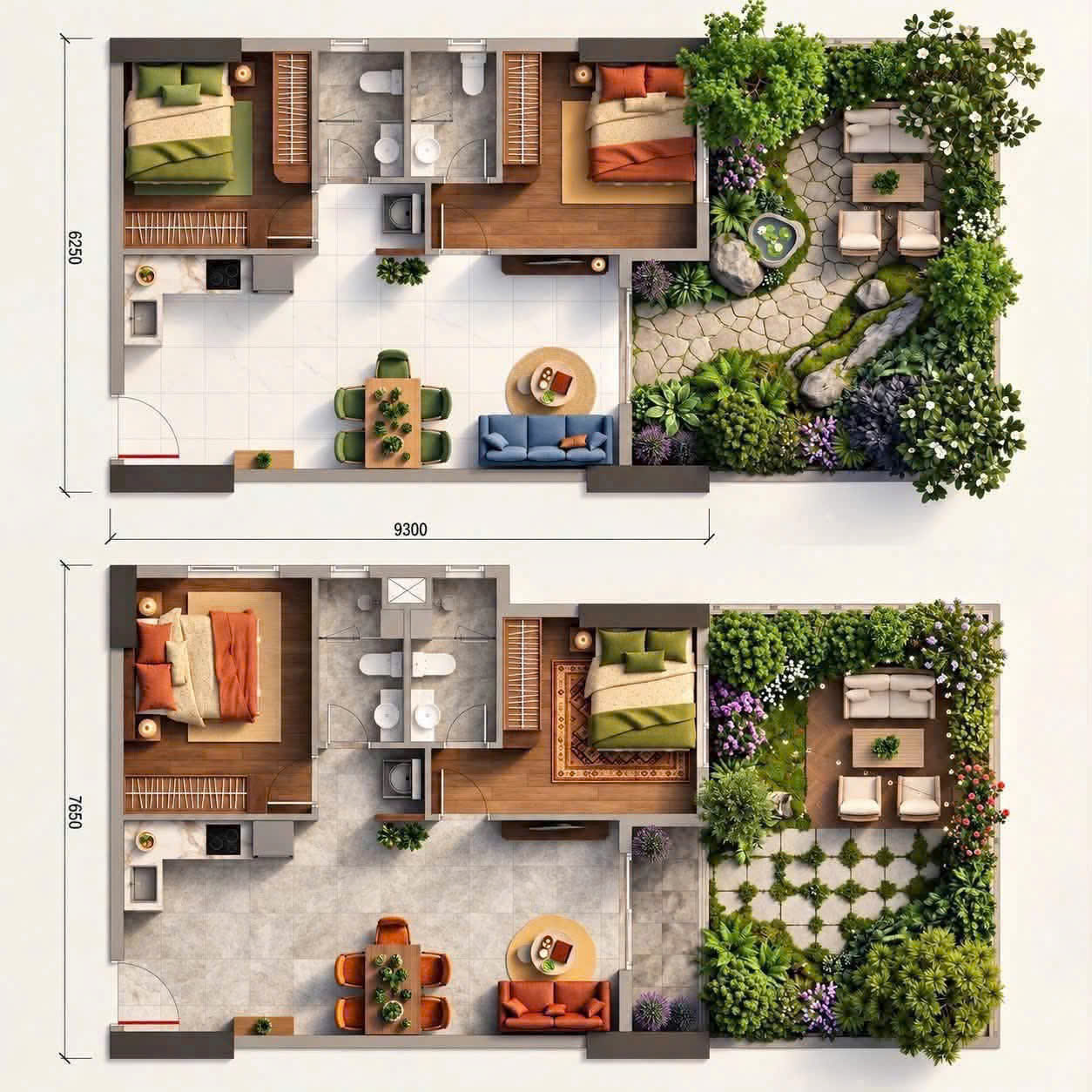căn hộ sân vườn Bcons Aria